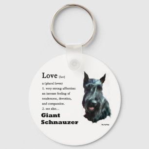 Giant Schnauzer Gifts Nyckelring