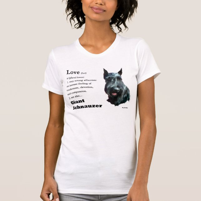 Giant Schnauzer Gifts Tee (Framsida)