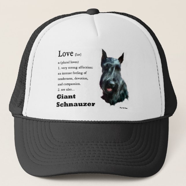 Giant Schnauzer Gifts Truckerkeps (Framsida)