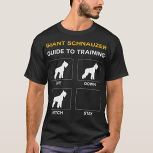 Giant Schnauzer Guide to Training Hund Obedience T Shirt