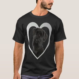 Giant Schnauzer Hund Heart Giant Schnauzer 1 T Shirt