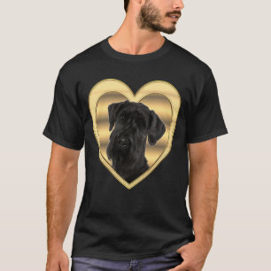 Giant Schnauzer Hund Heart Giant Schnauzer 2 T Shirt
