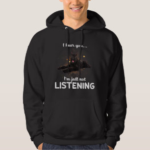 Giant Schnauzer Hund, jag hör att du inte lyssnar Hoodie