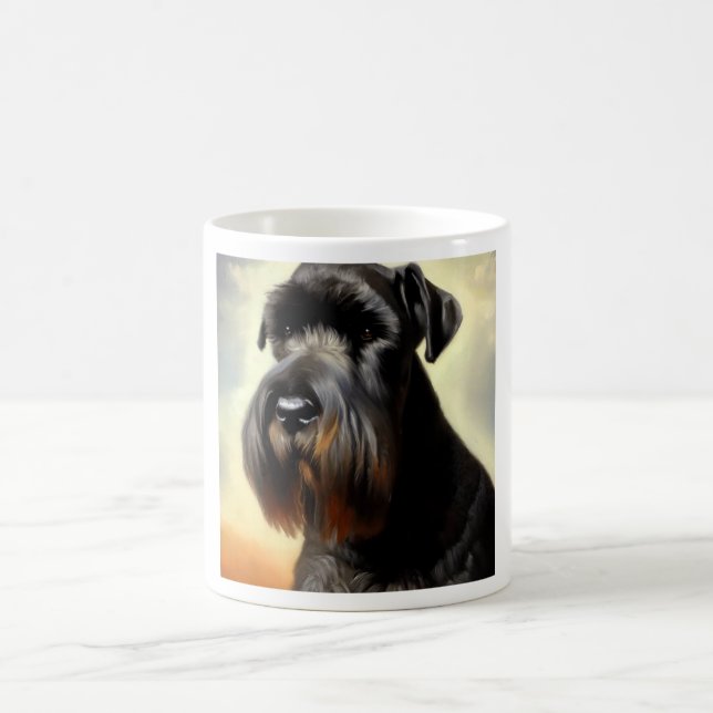 Giant Schnauzer Hund Kaffemugg (Center)