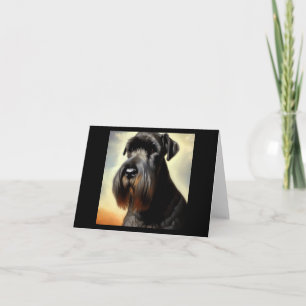 Giant Schnauzer Hund Kort