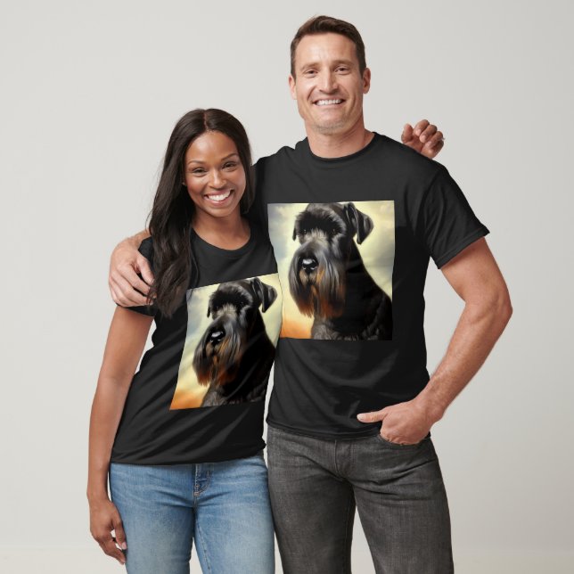 Giant Schnauzer Hund T Shirt (Unisex)