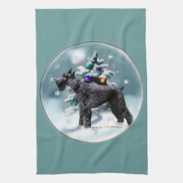 Giant Schnauzer jul Kökshandduk