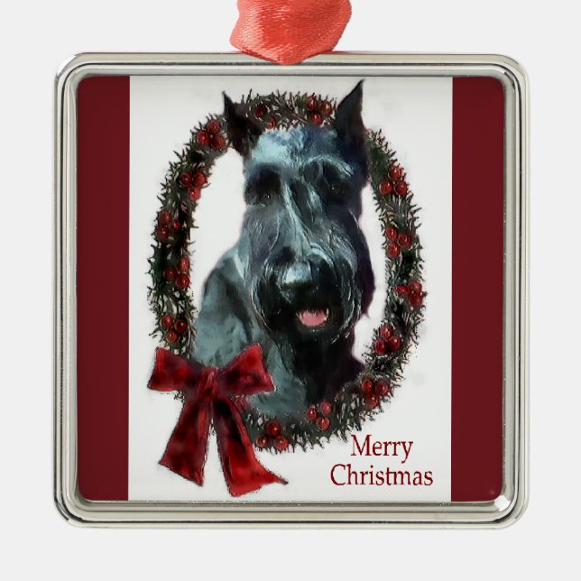 Giant Schnauzer jul Ornament (Framsidan)