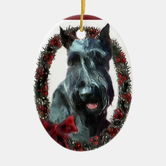Giant Schnauzer jul Ornament (Framsidan)