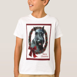 Giant Schnauzer-julklappar T-shirt