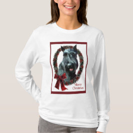 Giant Schnauzer-julklappar Tee