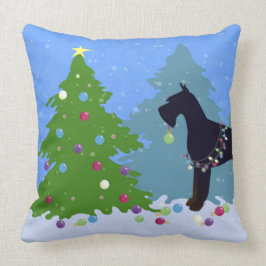 Giant Schnauzer-julskogen Kudde