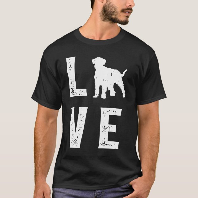 Giant Schnauzer Love  1 T Shirt (Framsida)
