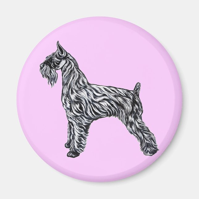 Giant Schnauzer Magnet (Framsidan)