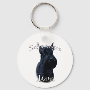 Giant Schnauzer Mamma 2 Nyckelring