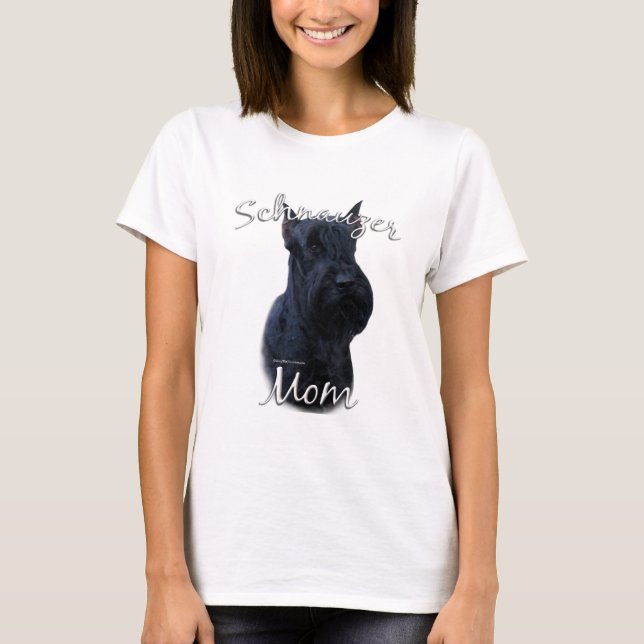 Giant Schnauzer Mamma 2 Tee Shirt (Framsida)