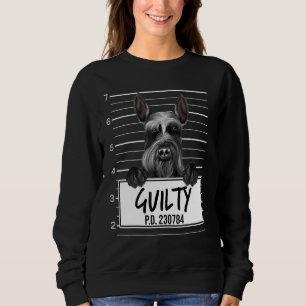Giant Schnauzer Mugshot Guilty Hund T Shirt