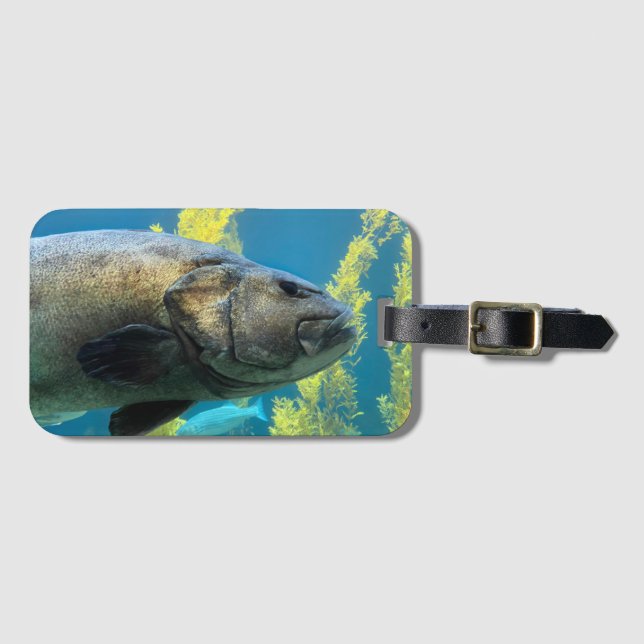 Giant Sea Bass Bagagebricka (Framsida horisontal)