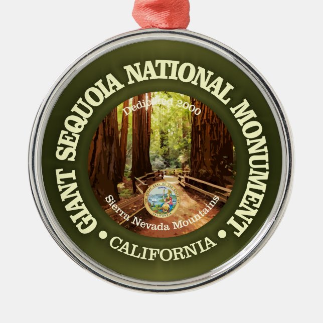 Giant Sequoia Julgransprydnad Metall (Framsidan)