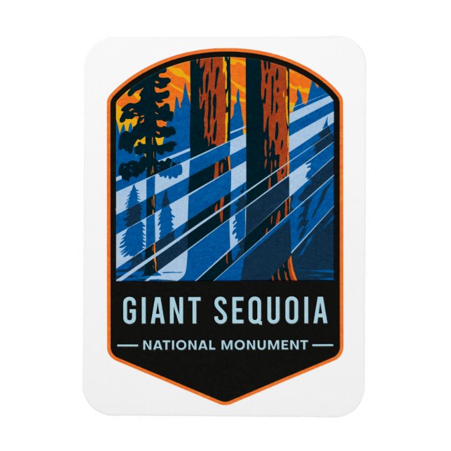 Giant Sequoias nationalmonument Magnet (Vertikal)