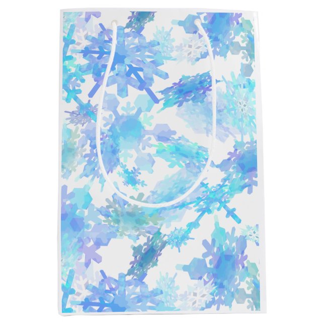 Giant Snöflingor Wrapping Papper (Framsidan)