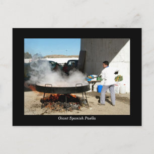 Giant Spain Paella-vykort Vykort