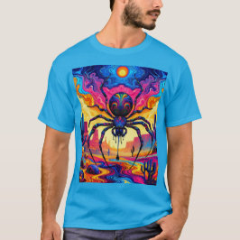 Giant Spider i en surreal Desert T Shirt