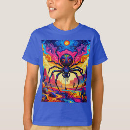 Giant Spider i en surreal Desert T Shirt