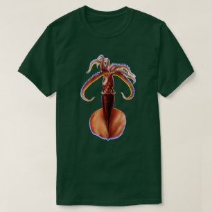 Giant Squid Fringed T Shirt