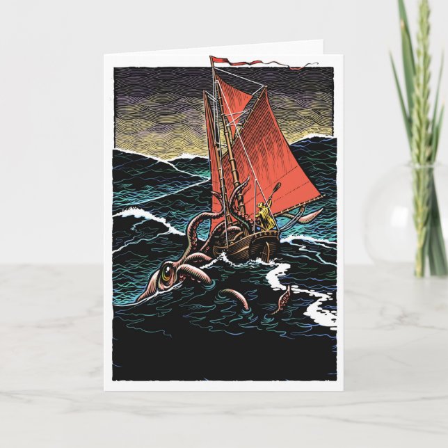 Giant Squid Kort (Framsida)