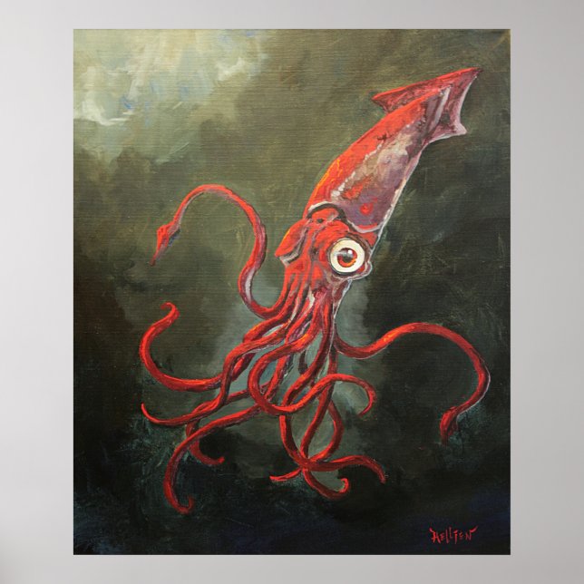 Giant Squid Poster (Framsidan)