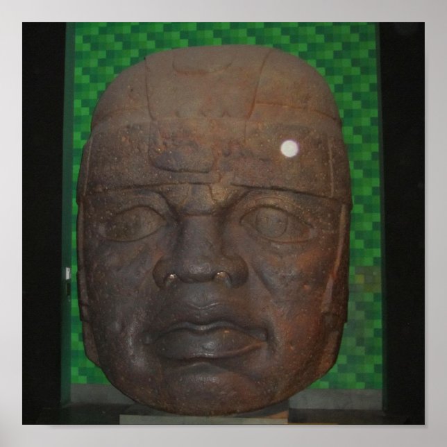 Giant Stone Head Poster (Framsidan)