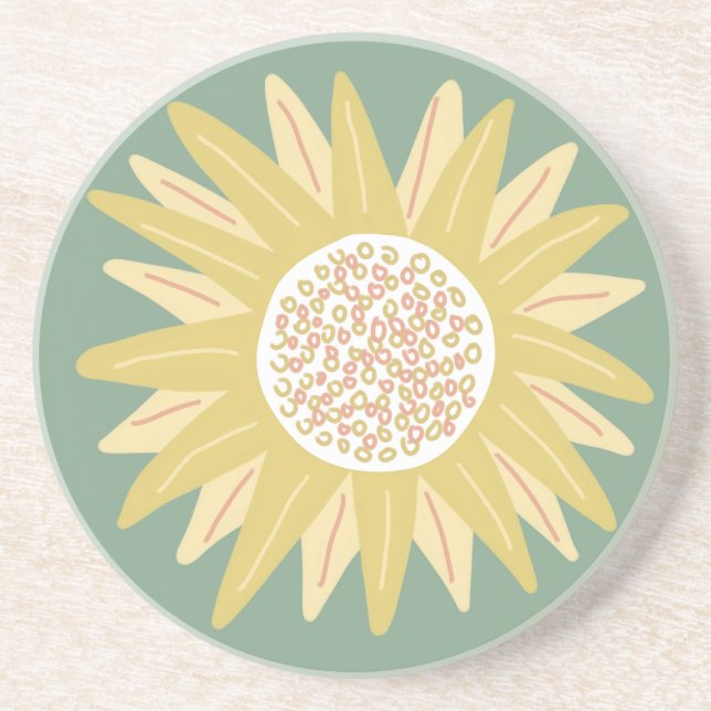 Giant Sunblomma Underlägg (Framsidan)