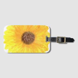 Giant Sunflower  Luggage Tag Bagagebricka