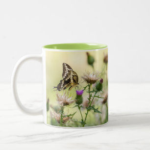 Giant Swallowtail Butterfly Två-Tonad Mugg