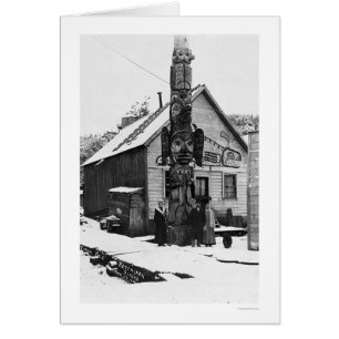 Giant Totem Ketchikan 1913 Hälsningskort