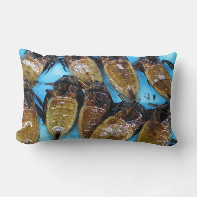 Giant Vatten Kryp (Maeng Daa) ... Asiatisk mat Lumbarkudde (Framsida)