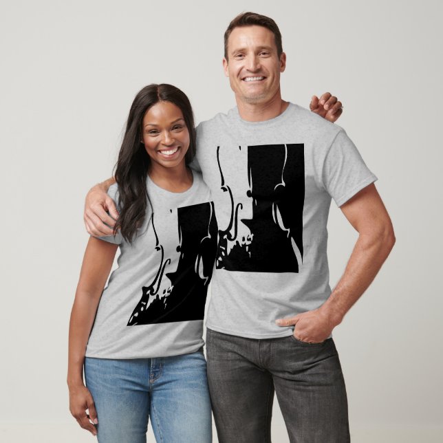 Giant Violin LS Raglan T-shirt (Unisex)