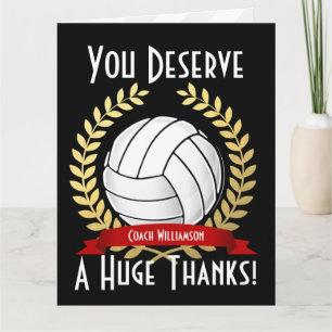 Giant Volleyball Coach Tack Kort