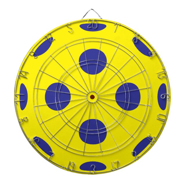 Giant yellow pickleball dartboard game darttavla (Framsidan)