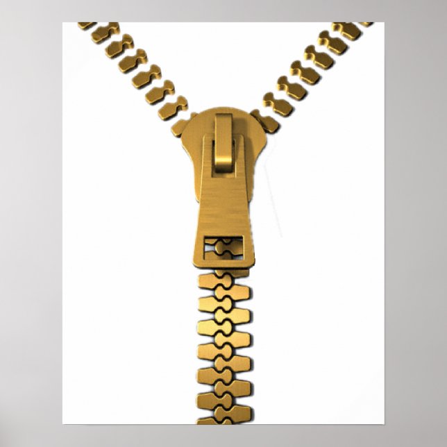 Giant Zipper Poster 16 x 20 tum (Framsidan)