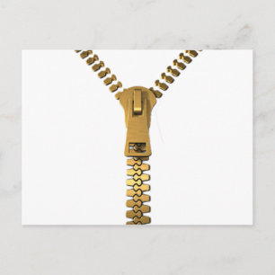 Giant Zipper Vykort