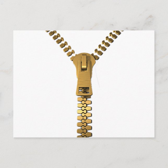 Giant Zipper Vykort (Framsida)
