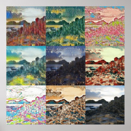 Giantens Causeway...Northern Ireland Collage Poster