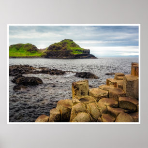 Giant's Causeway Basaltpelare – Irland Tryck