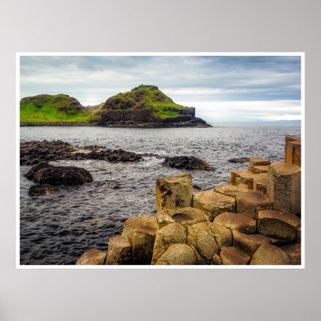 Giant's Causeway Basaltpelare – Irland Tryck (Framsidan)