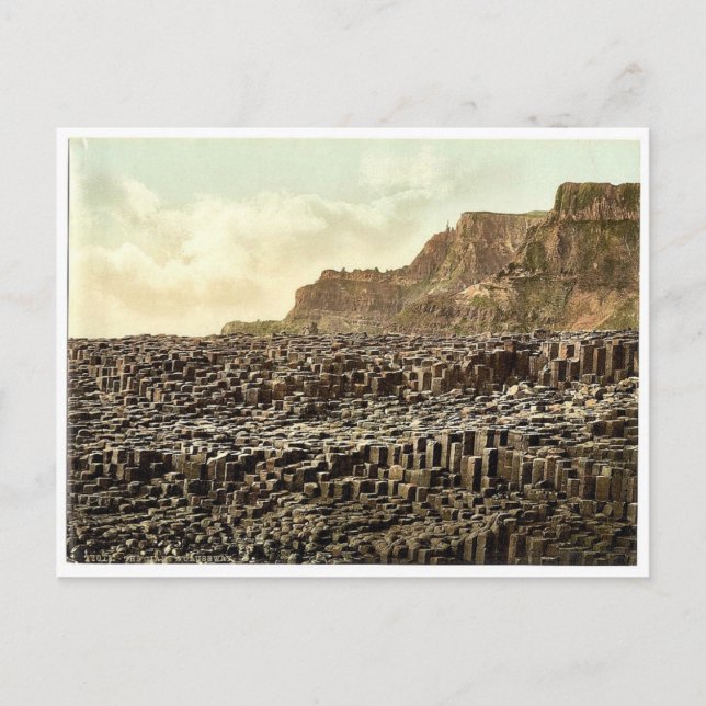 Giants Causeway. Co. Antrim, Ireland Classic Phot Vykort (Framsida)