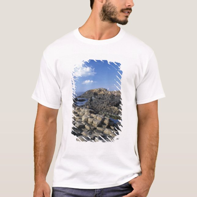 Giants Causeway, County Antrim, Northern T Shirt (Framsida)