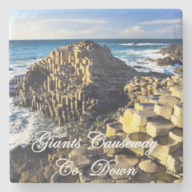 Giants Causeway, Down, Irland, Irish, Underlägg (Framsidan)