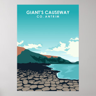 Giants Causeway Ireland Poster